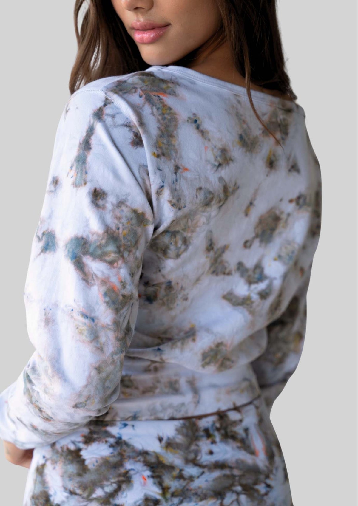 Back view of the JALA Aela Top in Morel