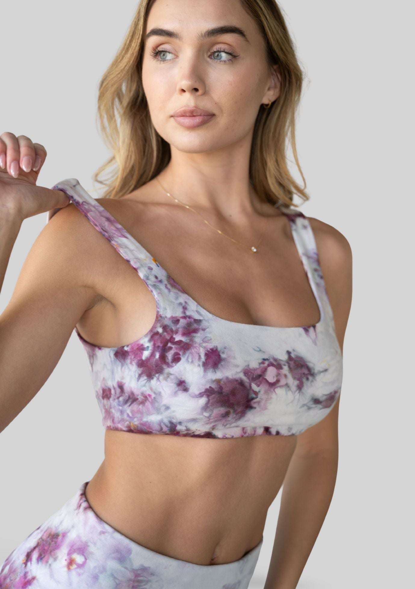 Jala Anya Bralette in Fig - side view