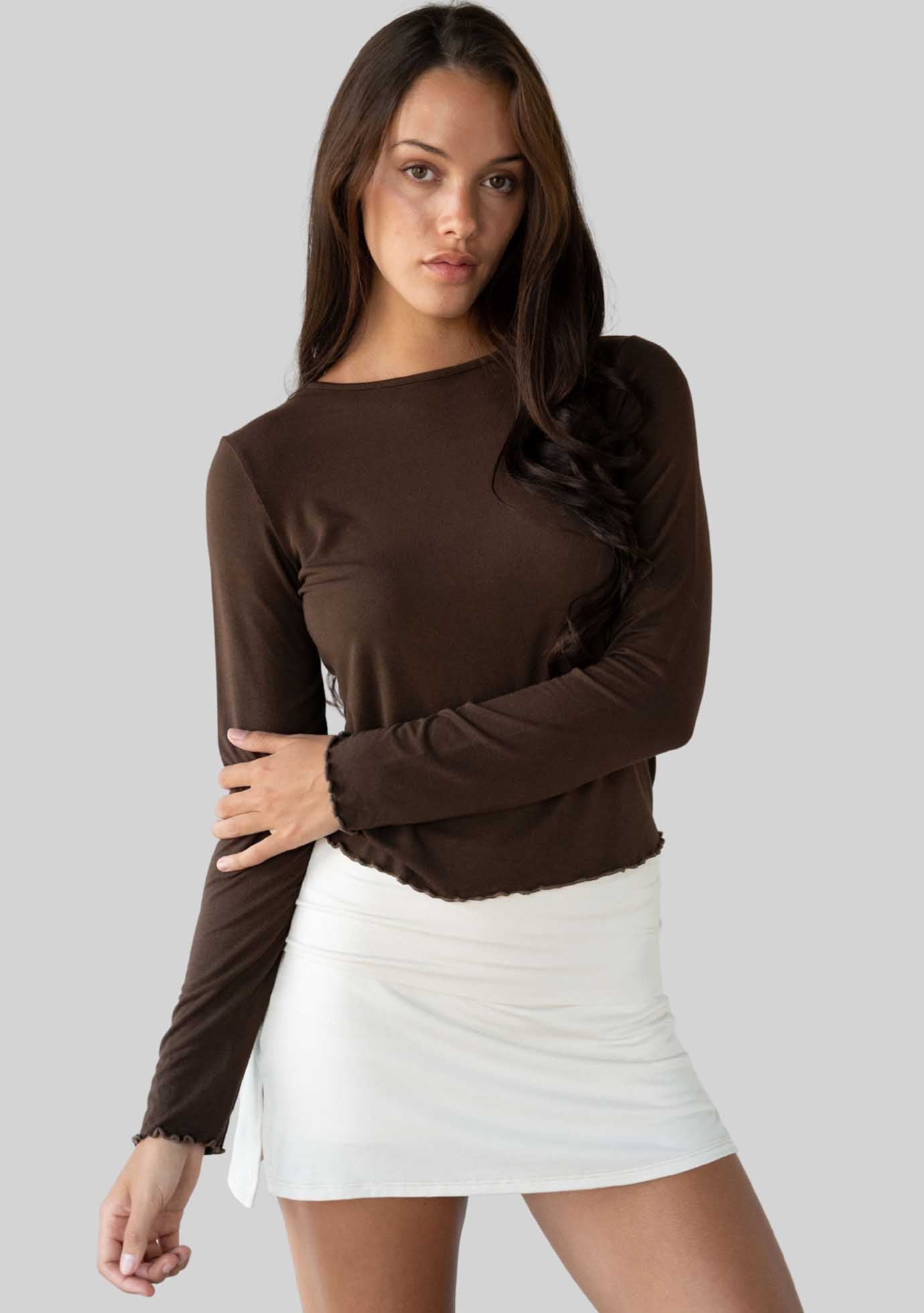 Jala Chill Top in Espresso - side view