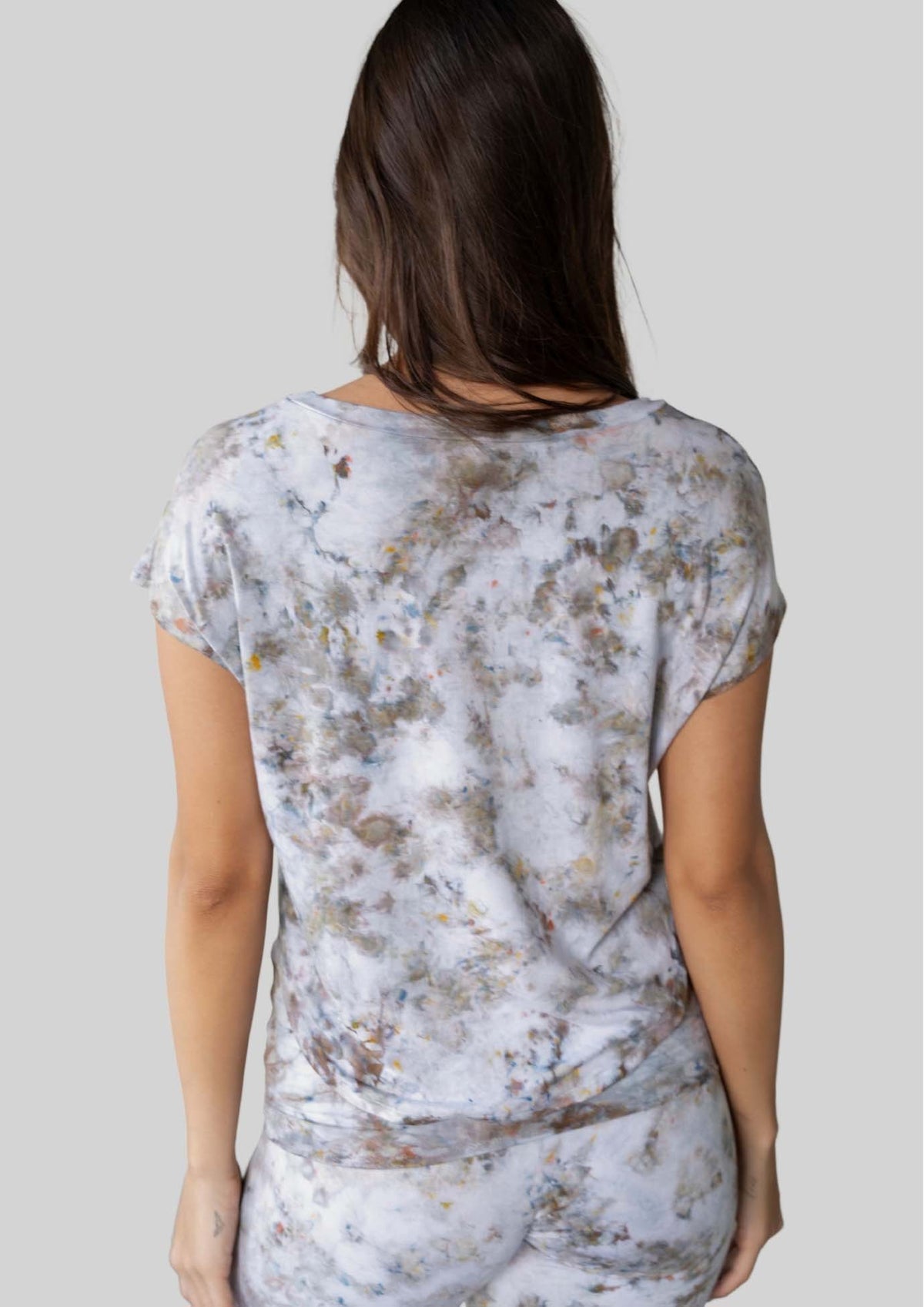Back view of the JALA Easy Tee in Morel