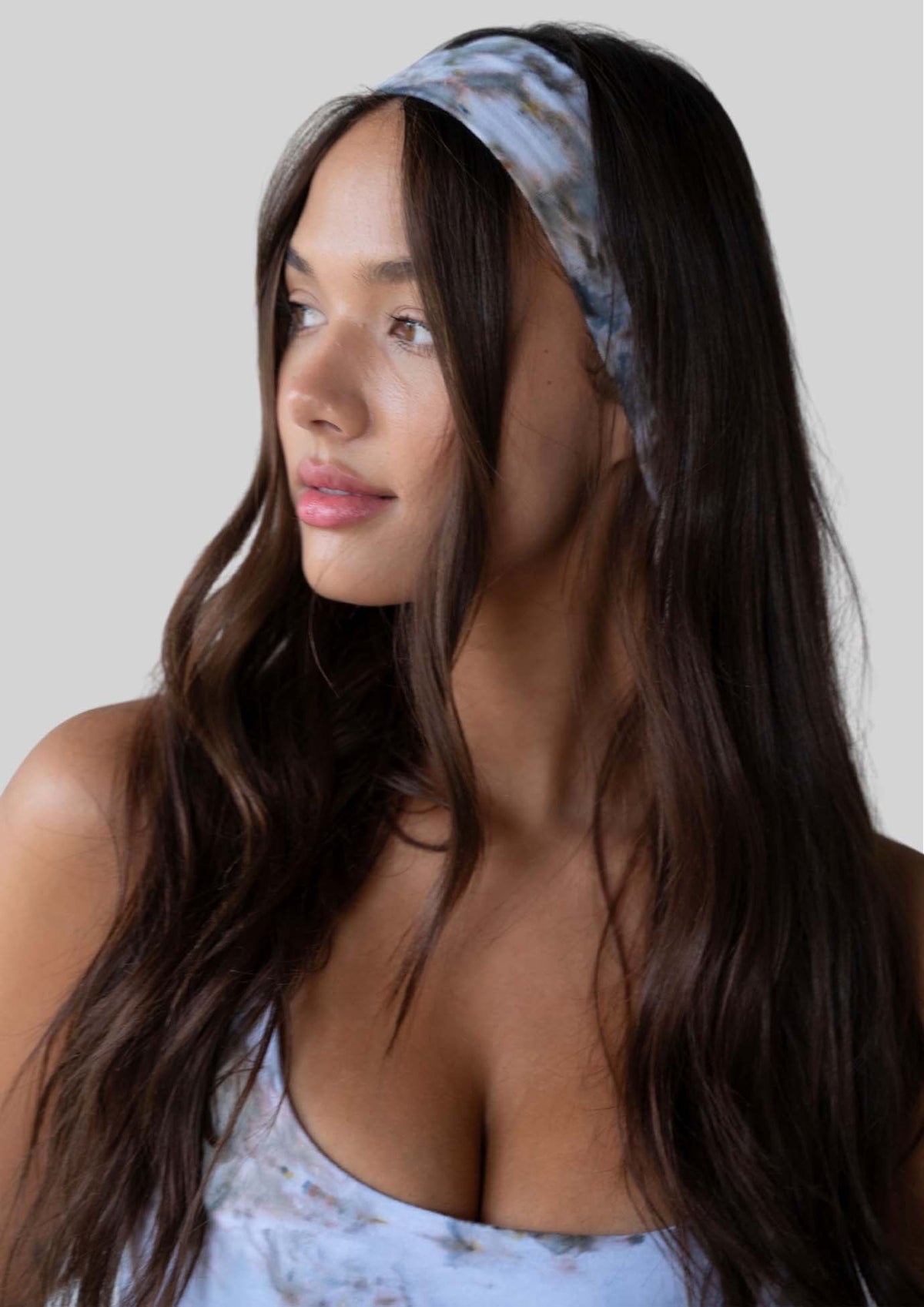 JALA Headband in Morel, soft hand dyed cotton