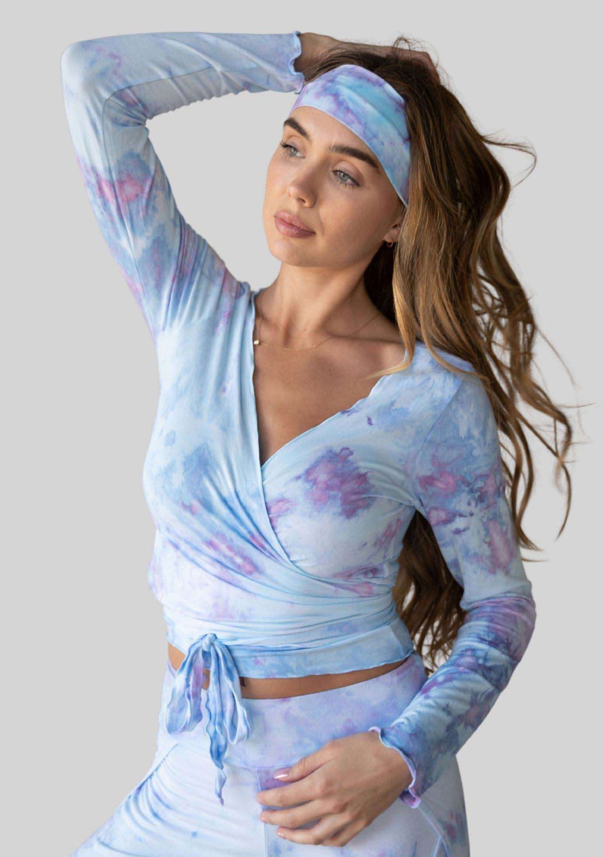 Jala Headband in Sugar Sky - detail view