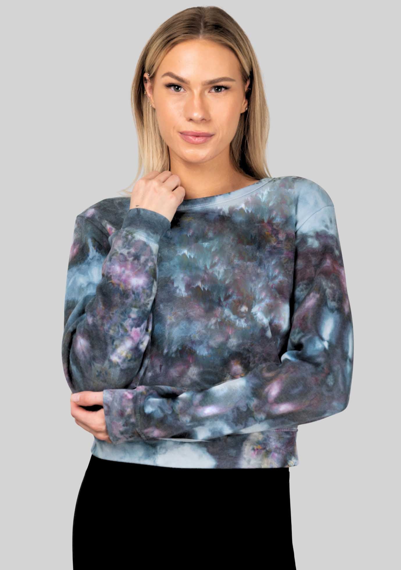 Jala Payson Pullover in Aurora - back view