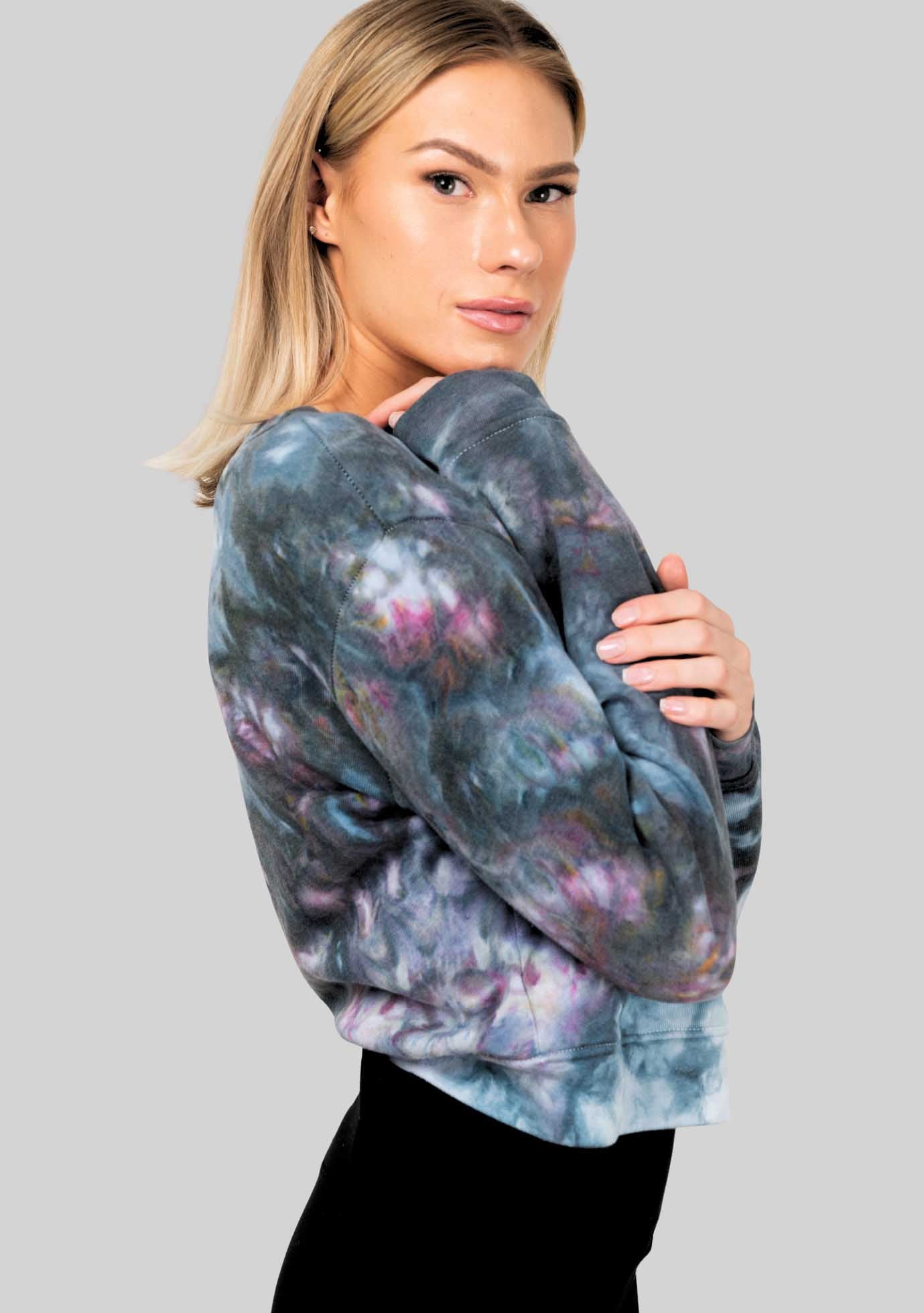 Jala Payson Pullover in Aurora - side view