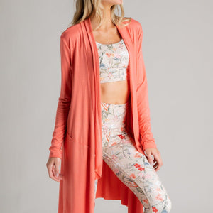 Devi Duster in Coral by Jala Spring 2023