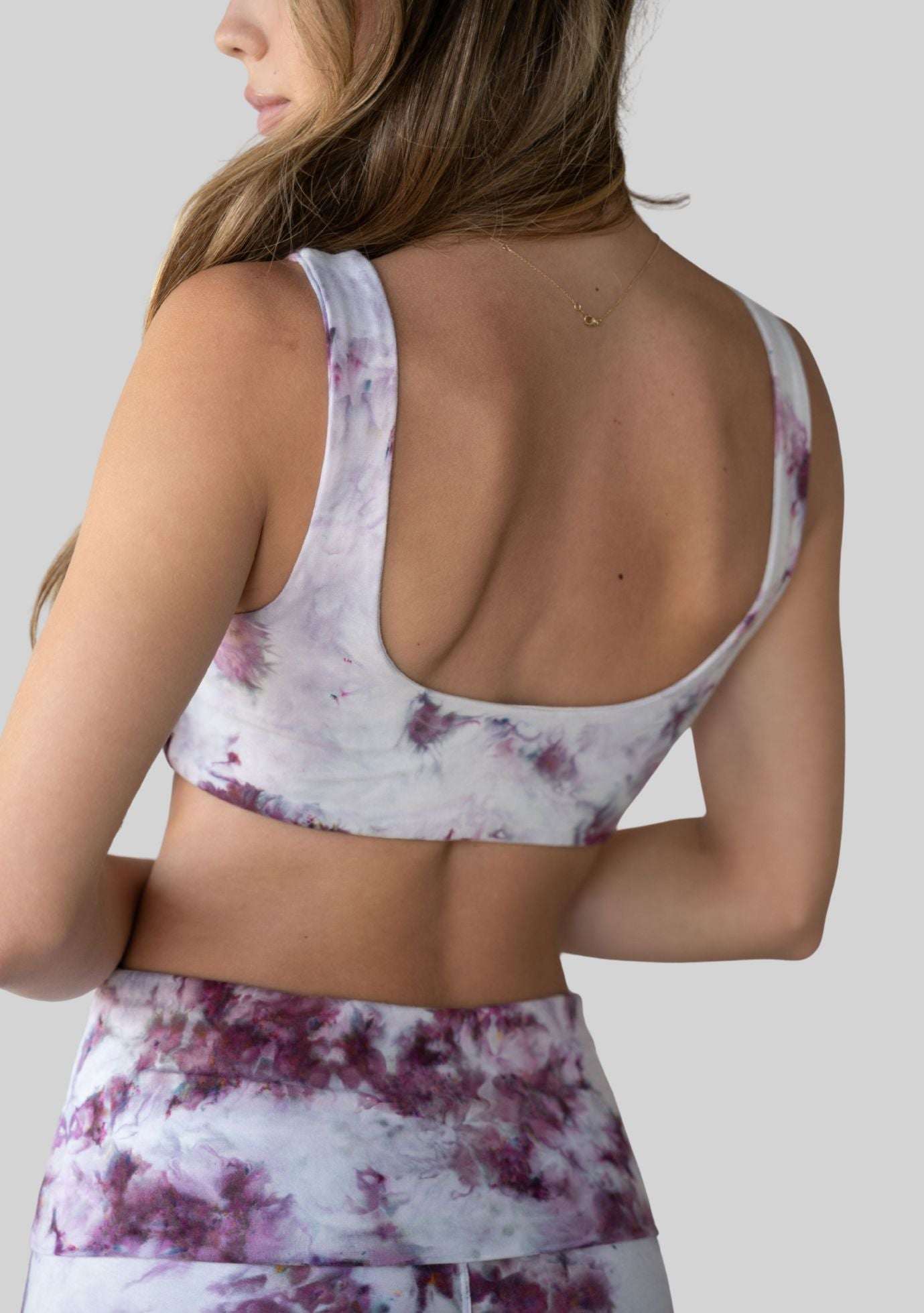 Jala Anya Bralette in Fig - back view