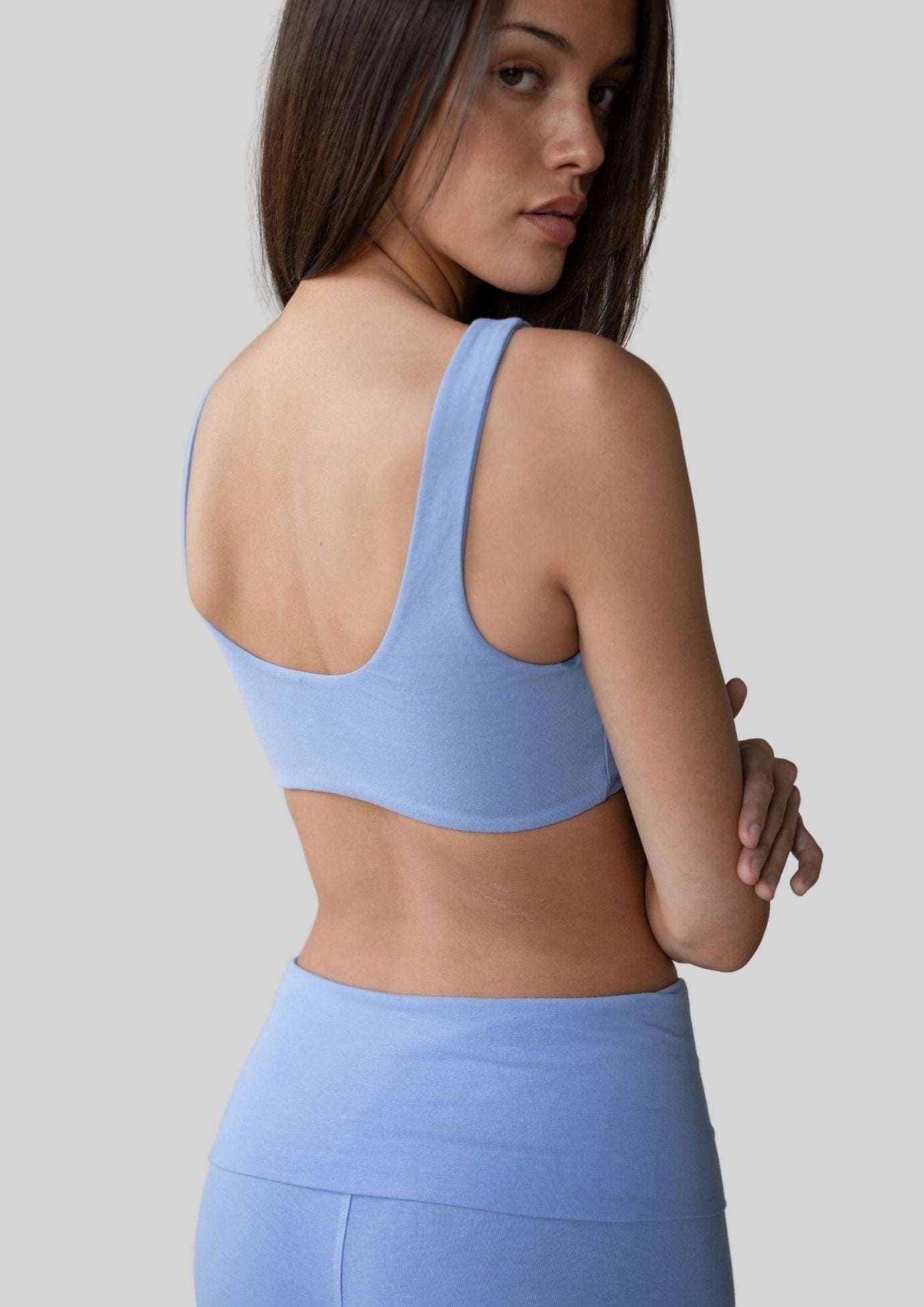 Jala Anya Bralette in Serenity Blue - side view