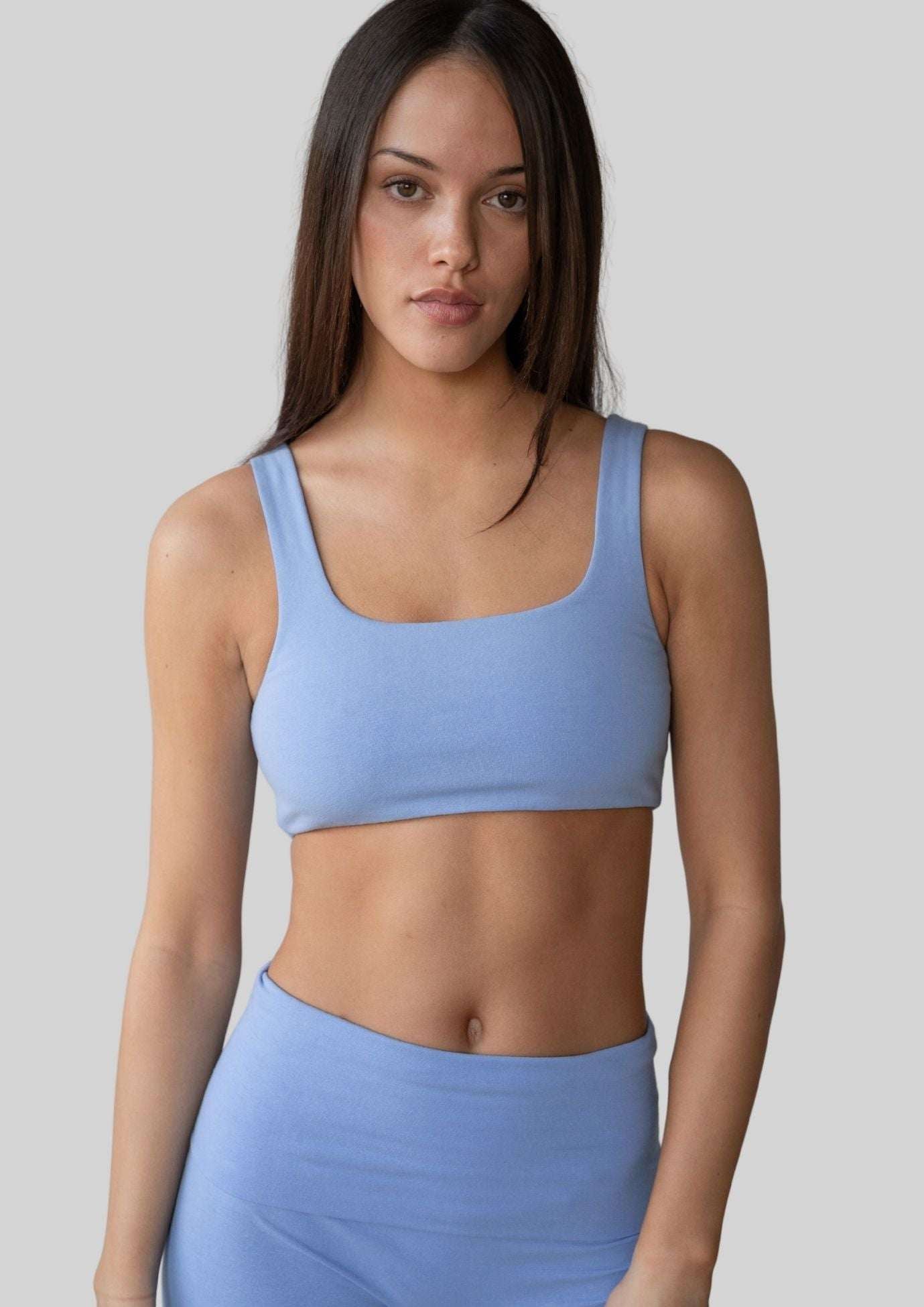 Jala Anya Bralette in Serenity Blue - back view