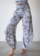 Model wearing the JALA Bhakti Pant in Morel, front view