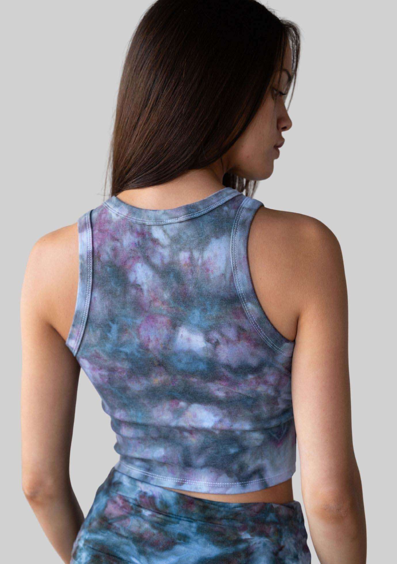 Jala Bliss Rib Tank in Aurora - side view
