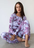 Jala Chill Top in Fig - side view