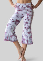 Jala Chill Yoga Capri in Fig - side view