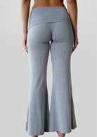 Back view of the JALA Chill Yoga Pant in Heather Grey
