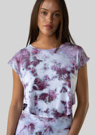 Jala Easy Tee in Fig - back view