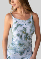 Jala Muse Tank in Seaweed - detail view