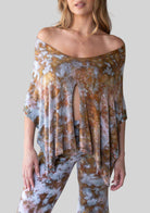 Jala Unwind Poncho in Terra - alternate view