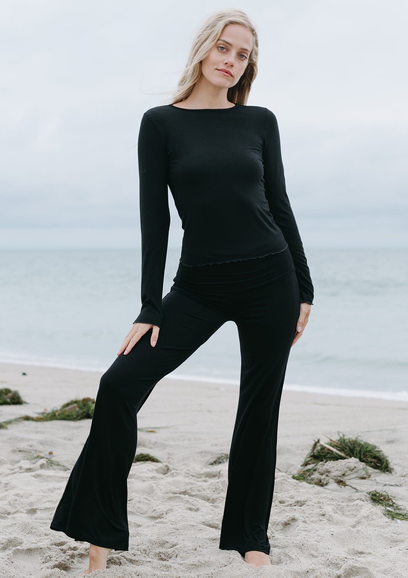 Jala Clothing リラックス パンツ ボトム スリット ヨガ Jala Clothing(ジャラクロージング) フィットネスボトムス
