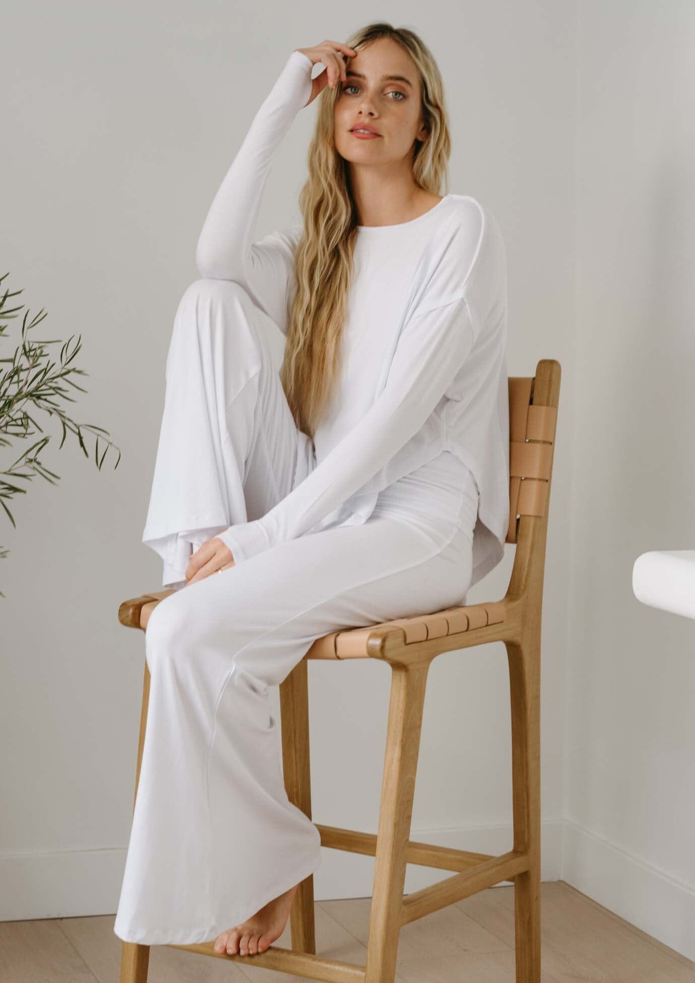 Jala Chill Yoga Pant White